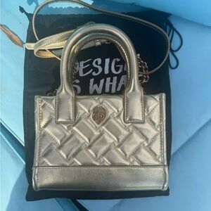 Kurt Geiger mini quilted tote bag EUC